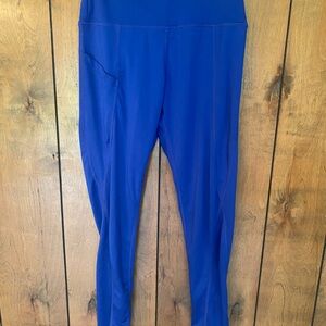 High-Waist Sport Leggings in Cobalt Blue